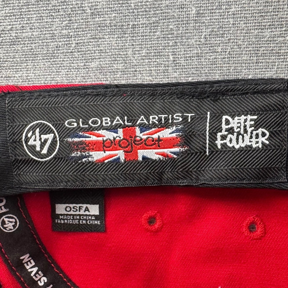 Chicago Bulls 5-Panel Hat Red '47 Strapback Global Artist Project Pete Fowler - Picture 9 of 10